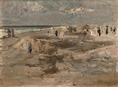 Beach in Noordwijk by Max Liebermann